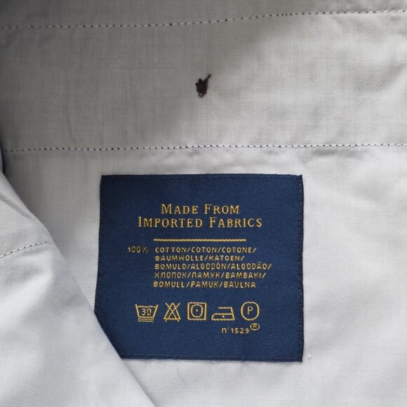 Polo Ralph Lauren Chino Shorts Mens 42 Navy Pockets Zip Cotton Classic Fit 9" - Picture 10 of 16